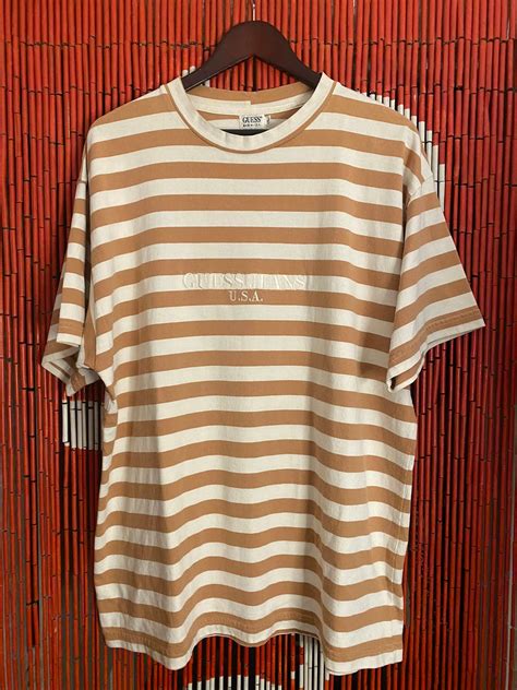 guess striped shirt vintage.